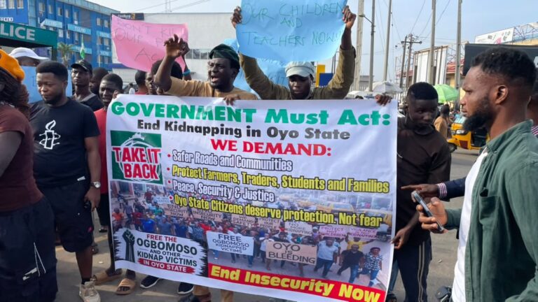 oyo protesters