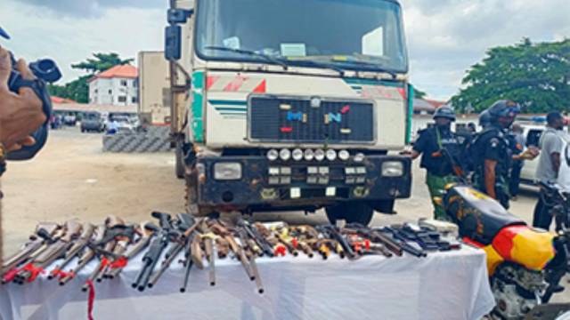 seized arms and ammunition