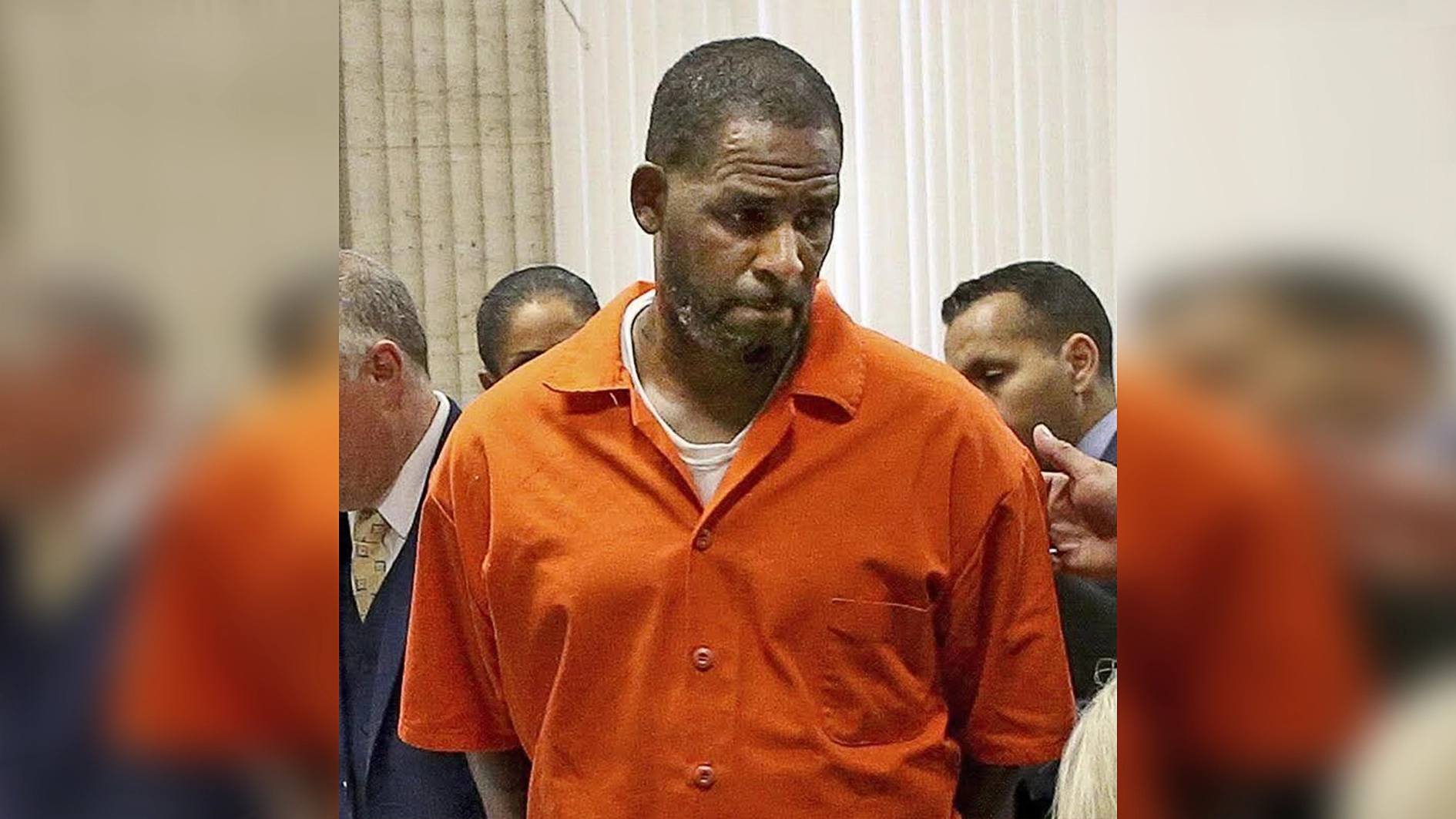 American R&B singer R. Kelly.