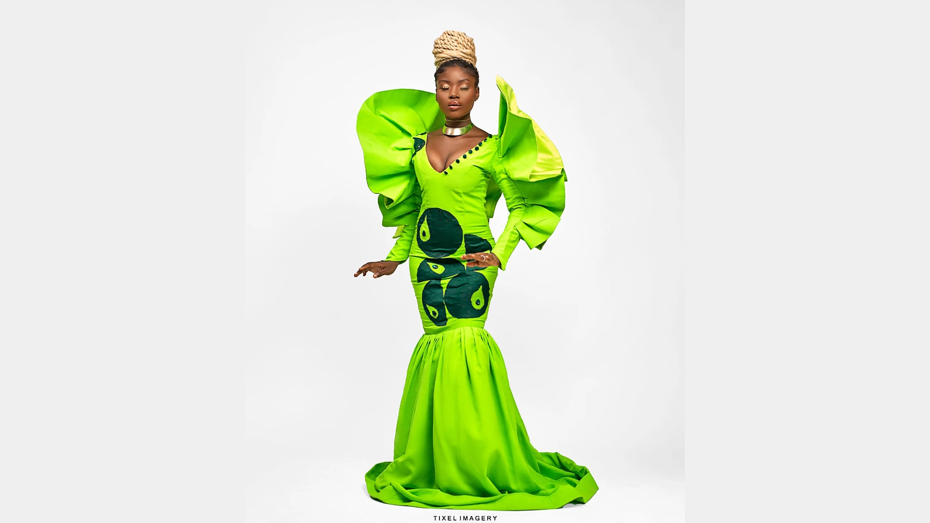 Artistic Neon Dress