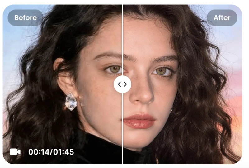 Before and After photo