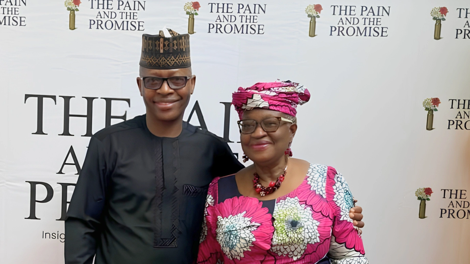 Guest at the book launch of The Pain and the Promise