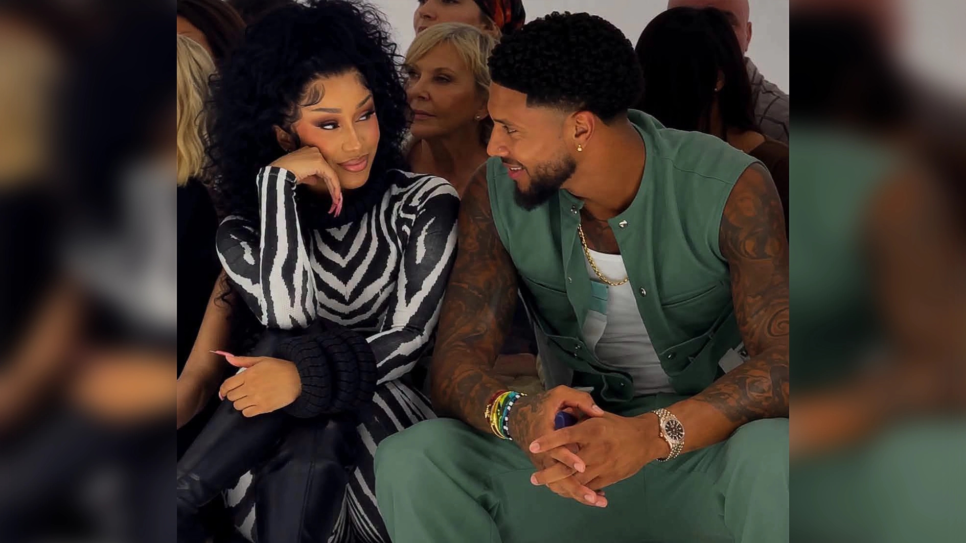 Cardi B and Maduka Okoye.