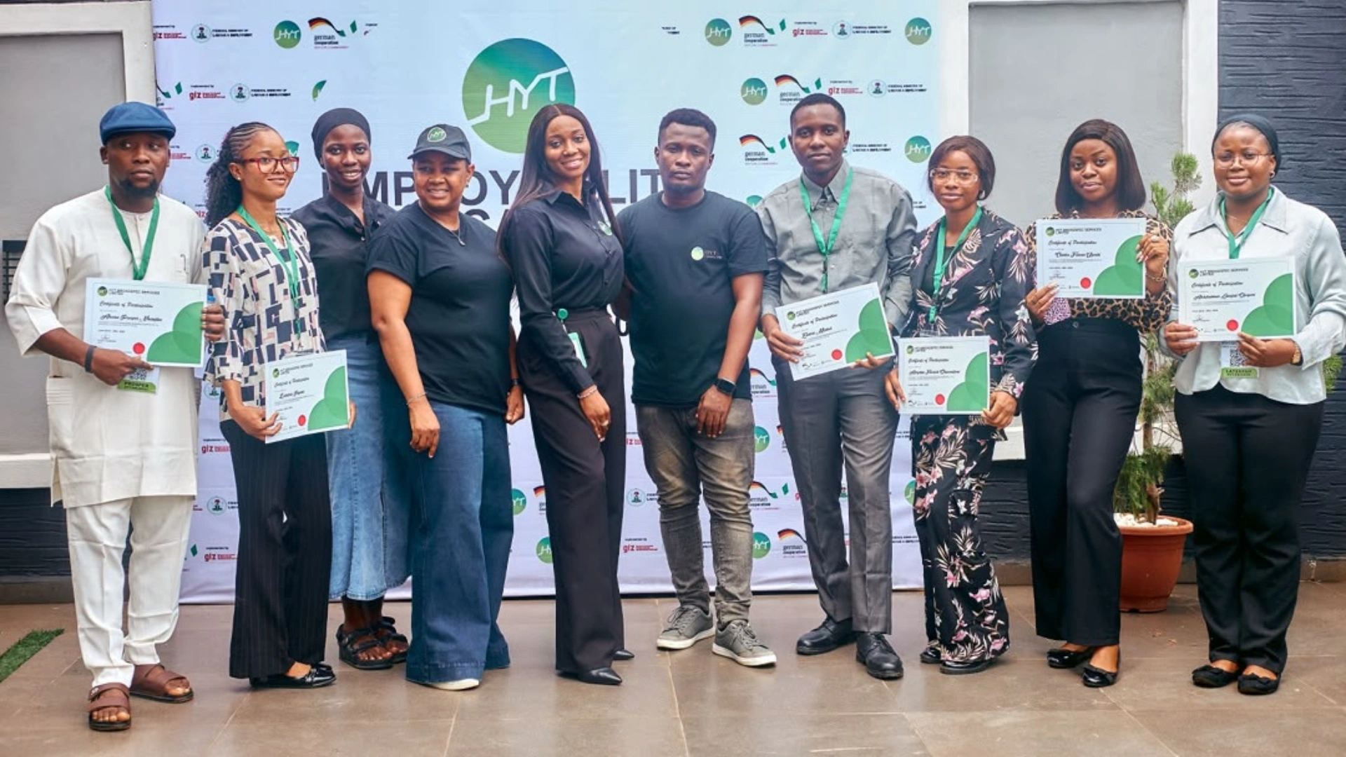 Participants at the third edition of the HYT Consulting Employability Bootcamp for young Nigerian graduates and professionals.