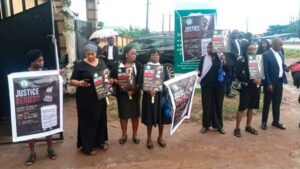 Ogun lawyers protesting