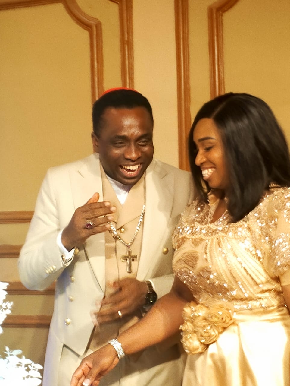 Apostle Michael Ejeata and his wife
