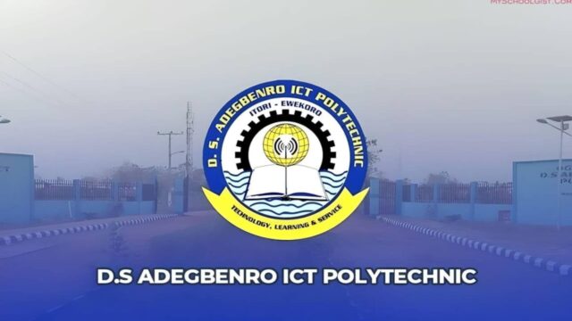 D.S Adegbenro Polythenic, Itori, Ewoko