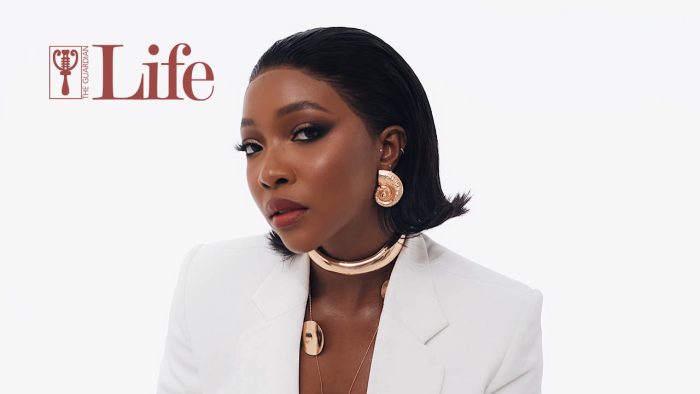 Ini Dima-Okojie on the cover of Guardian Life