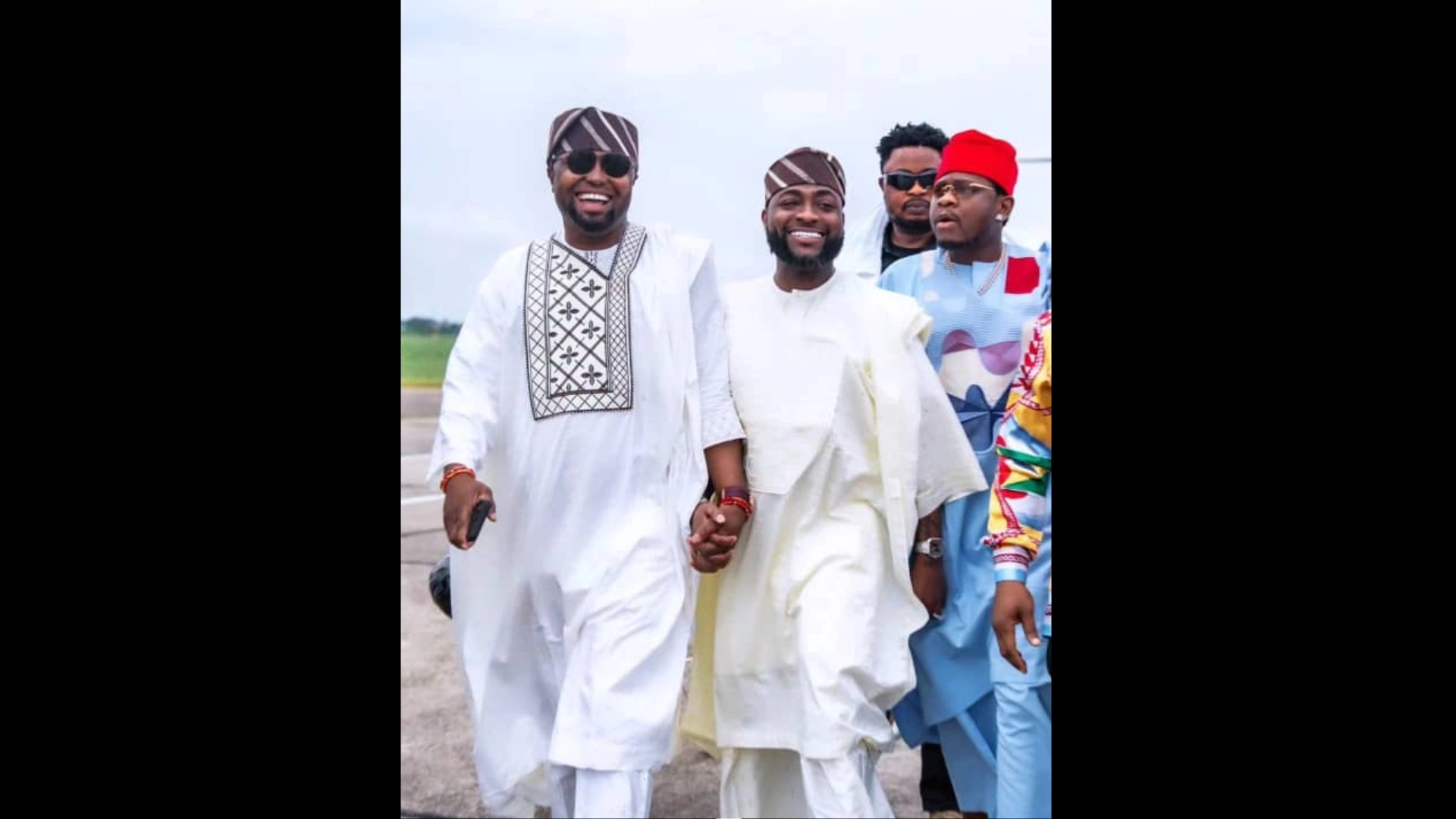 Members of the 30BG crew also attended the event alongside Davido