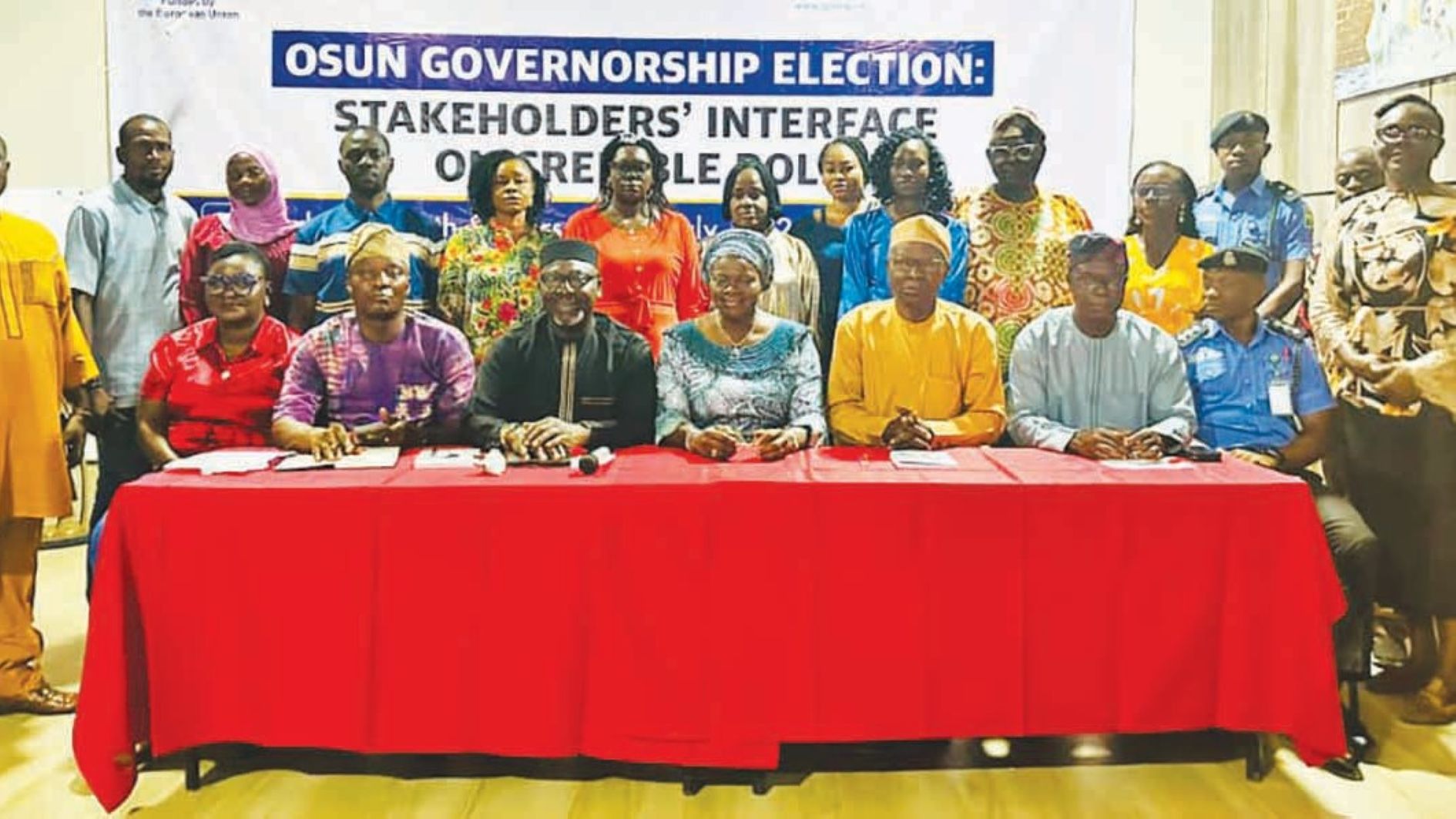 Participants at the workshop.
