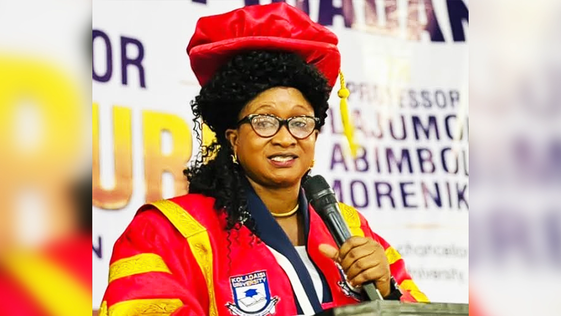 New VC of KolaDaisi University, Prof. Olajumoke Morenikeji