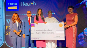 Officials at the unveiling of FCMB’s ₦20 billion healthcare fund in Lagos.
