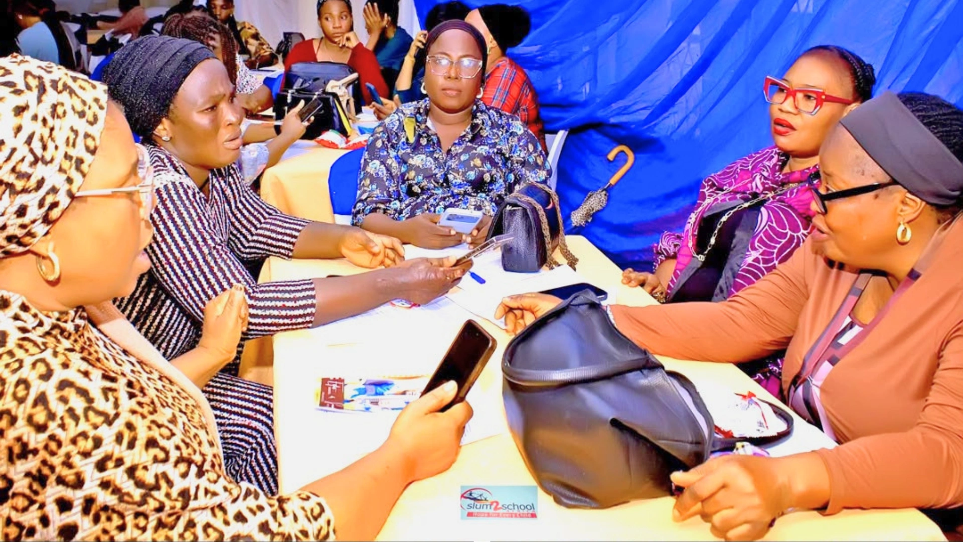A cross-section of school teachers at a PEACE Project event in Lagos.