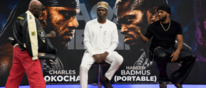Portable and Okocha face off ahead of Friday’s rematch
