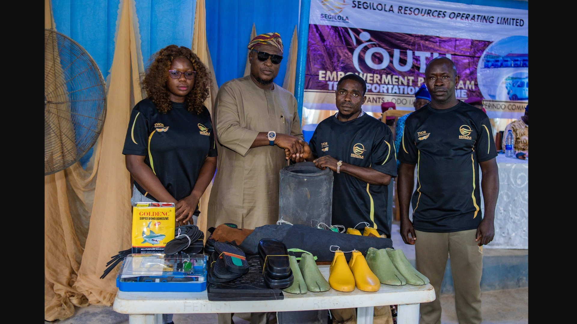 A beneficiary of SROL's Youth Empowerment Transportation Scheme and Upskilling Programme.