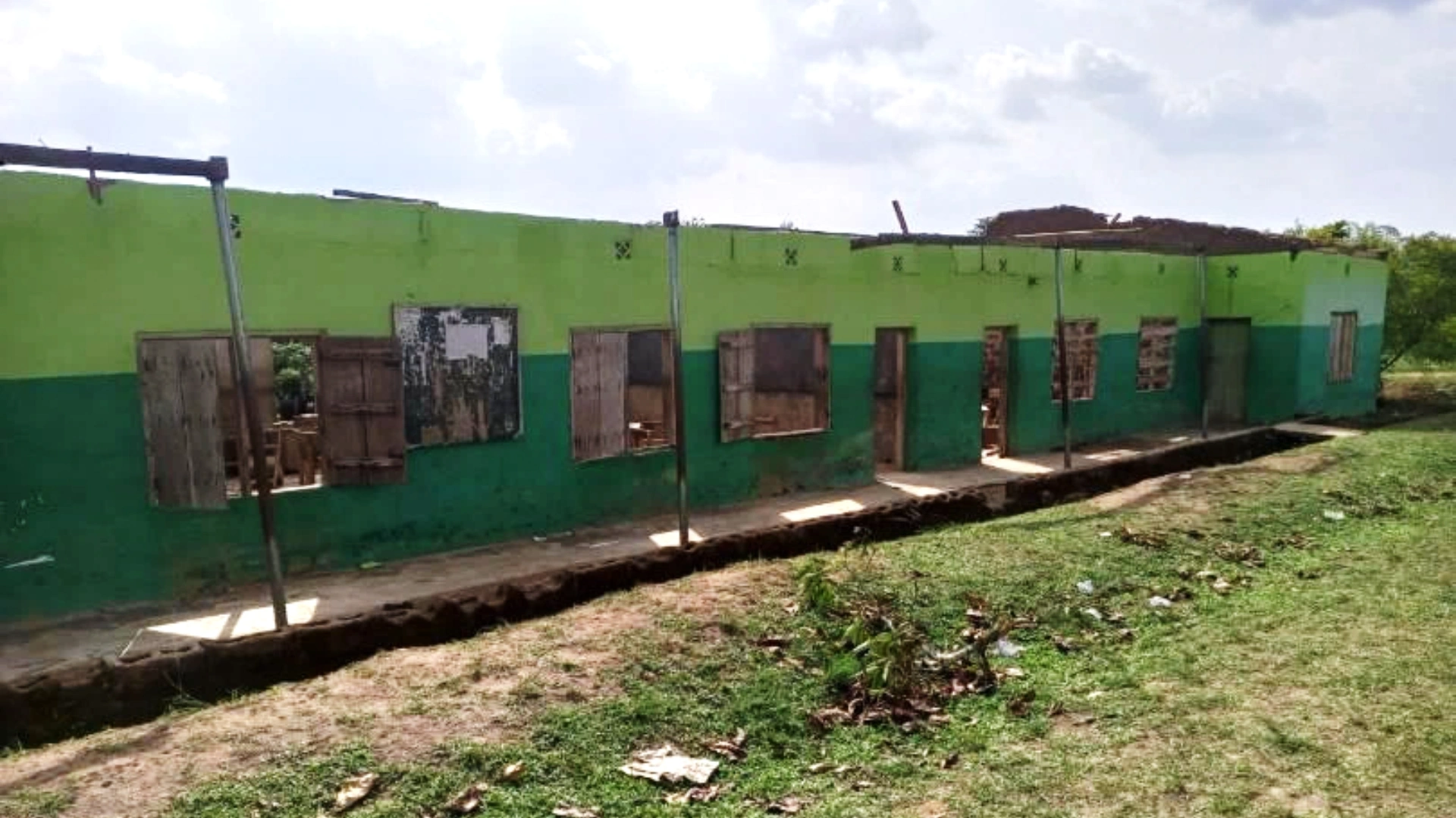 Severe Windstorm structural damage to Comprehensive Secondary School Leege–Imorun, 2025.