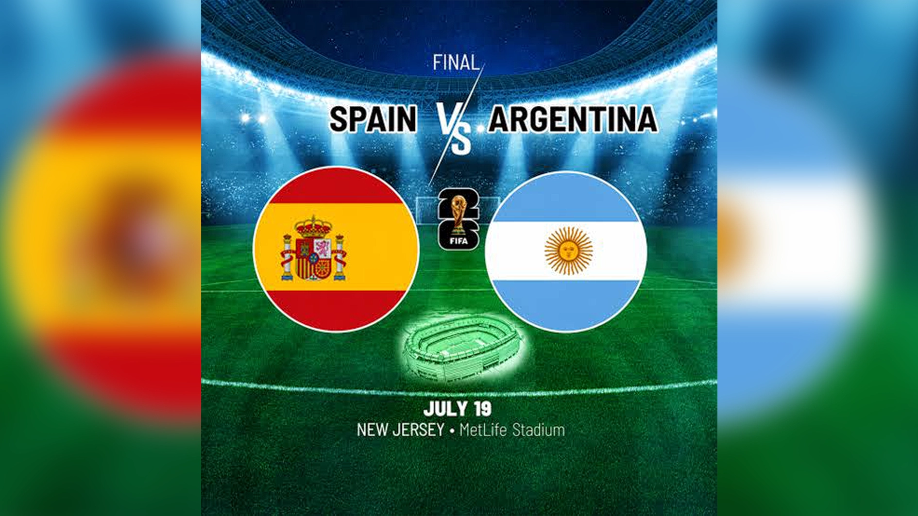 Spain vs Argentina 2026 world cup final