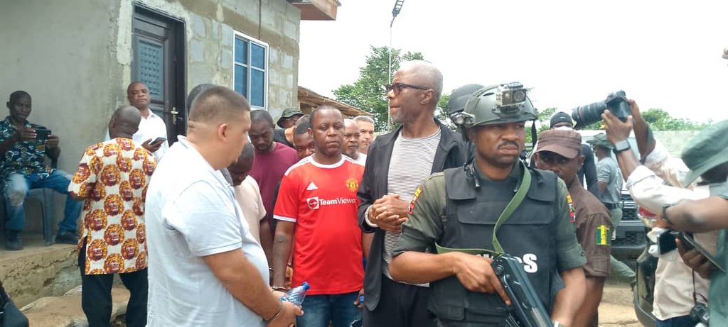 Arrival of the suspects