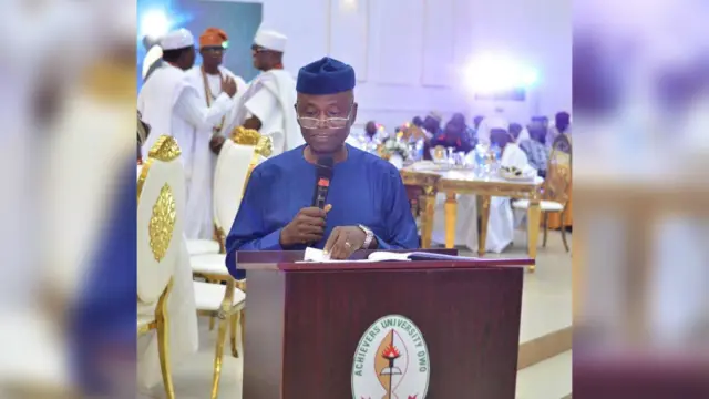 Prof. Bode Ayorinde,  Founder of Achievers University, Owo, Ondo State