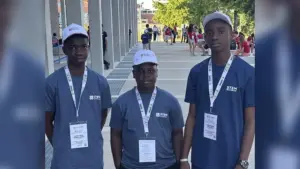 The Nigerian team at the International STEM Olympiad