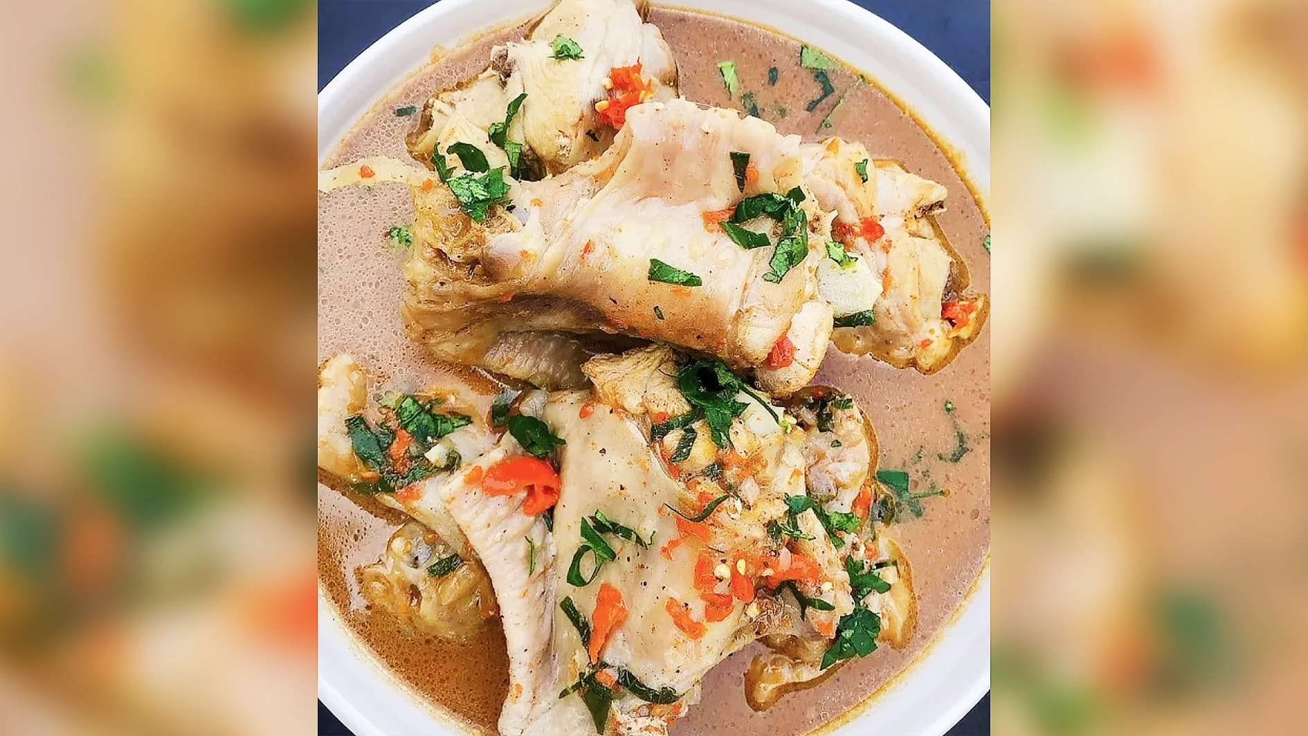 Turkey and yam pepper soup
