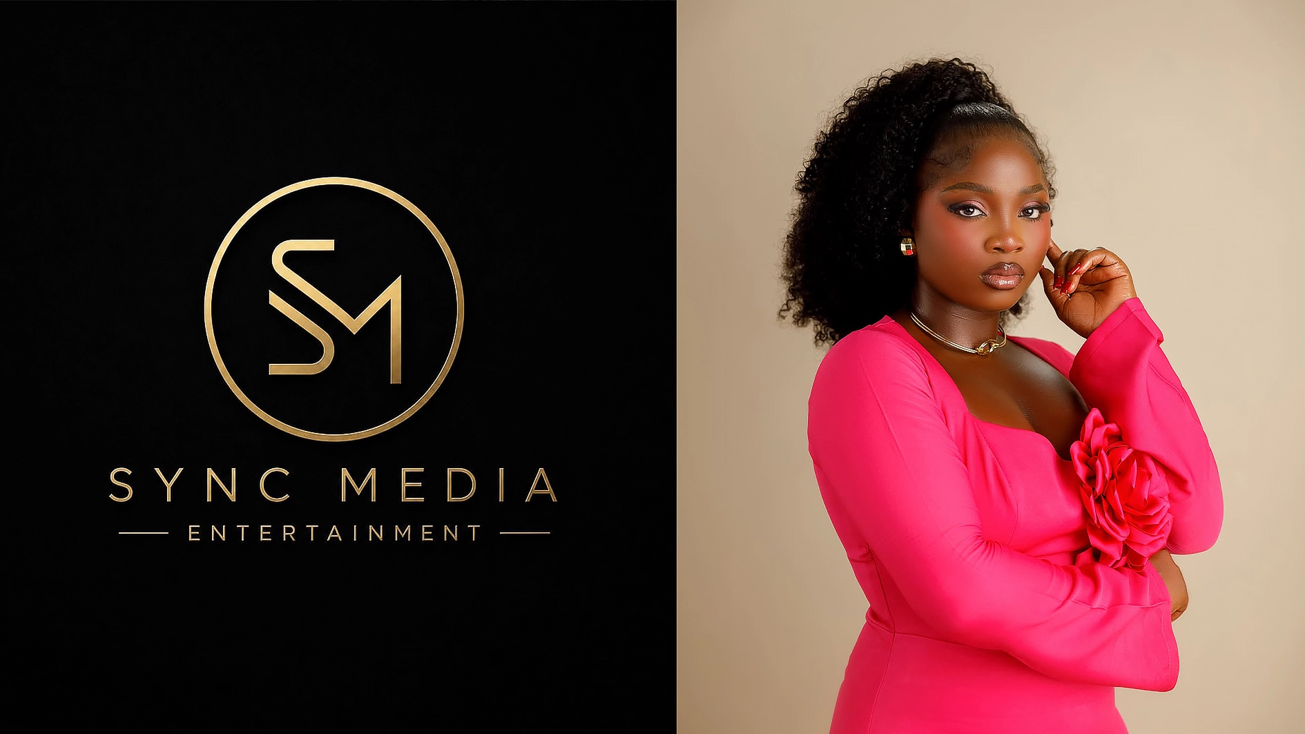 Sync Media Entertainment (L), Adeniji Kehinde Deborah (JustWummy) (R).