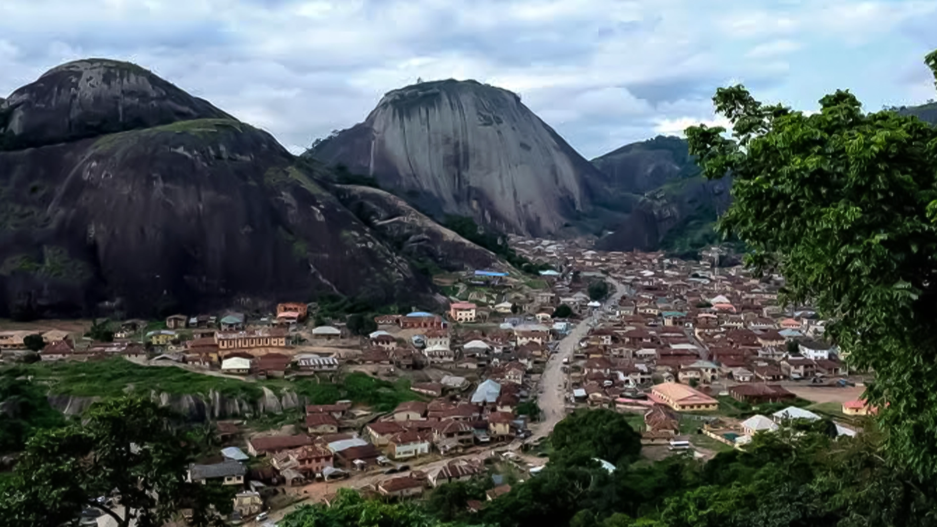 A general view of Idanre hills on August 25, 2018 in Idanre, Nigeria.