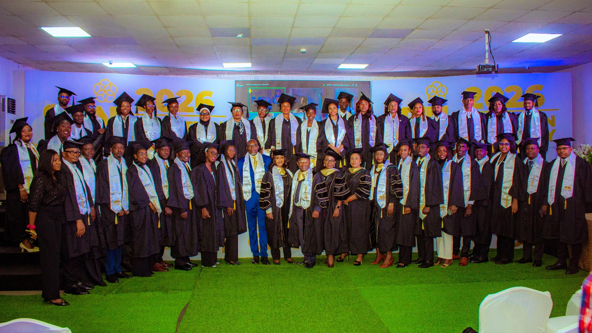 Members of Cohort 6 during their induction ceremony, Sustainability Professionals Institute of Nigeria (SPIN), Lagos, June 2026.