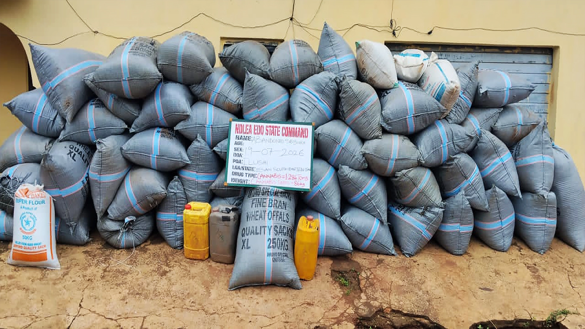 The recovered illicit drugs