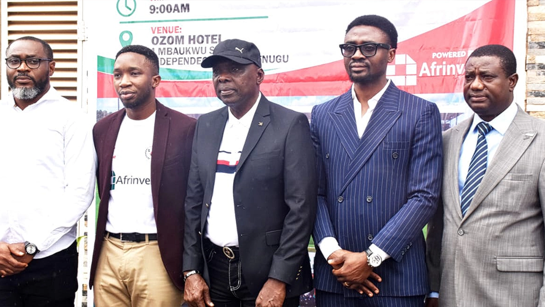 Enugu Rangers’ Marketing Manager, Dr Chukwuemeka Onaga (left); Manager, Afrinvest Enugu Office, Emmanuel Eleojo; Chief Operating Officer, Nigeria Premier Football League, Davidson Owumi; General Manager, Enugu Rangers FC, Amobi Ezeaku; and Project Director, NPFL, Nelson Ene, during the opening ceremony of the NPFL–Afrinvest Media and Marketing Workshop in Enugu… on Wednesday. Photo: NAN