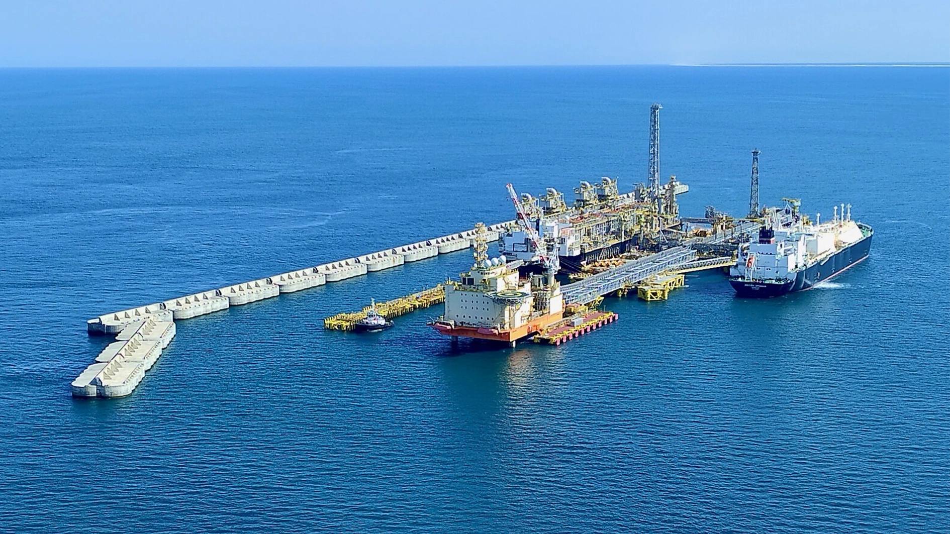 First cargo sailaway from the BP-operated Greater Tortue Ahmeyim project offshore Mauritania and Senegal Credit: BP