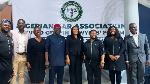 Amuwo-Odofin Lawyers Forum executives during Annual General meeting in Lagos