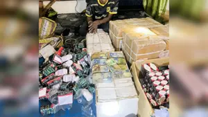 Recovered counterfiet money and other exhibits