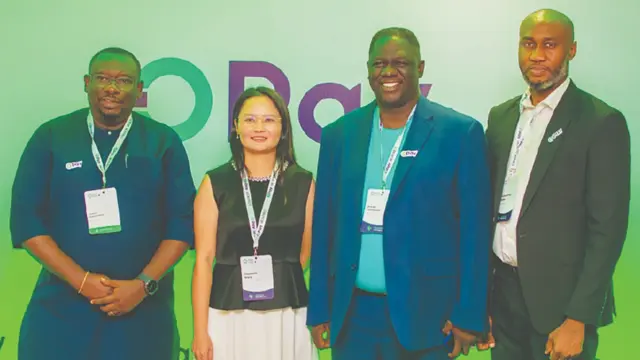 Head of Partnerships, OPay, Odiase Ikponmwosa Kolawole (left); Chief Commercial Officer, OPay, Elizabeth Wang; Chief Operating Officer, Dotun Adekunle, and Chief Technology Officer, OPay, Chukwudinma Okafor at the OPay Media Parley held in Lagos.