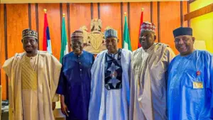 President Bola Ahmad Tinubu formally welcome Senator Rufai Hanga and Senator Kabiru Gaya