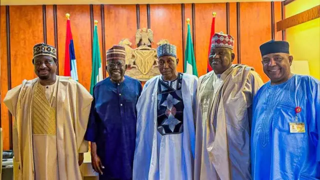 President Bola Ahmad Tinubu formally welcome Senator Rufai Hanga and Senator Kabiru Gaya