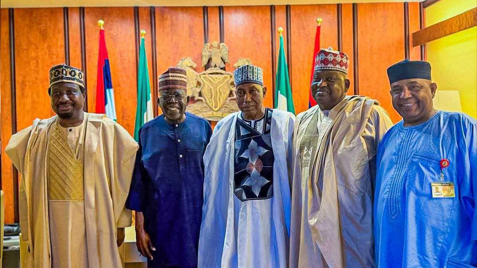 President Bola Ahmad Tinubu formally welcome Senator Rufai Hanga and Senator Kabiru Gaya