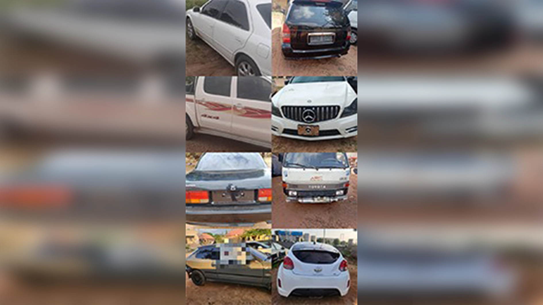 Police impound 115 cars with unregistered, defaced number plates, tinted glass in Niger