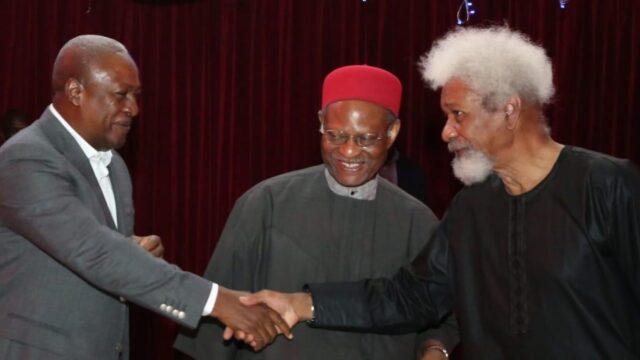 soyinka with anyaoku and others