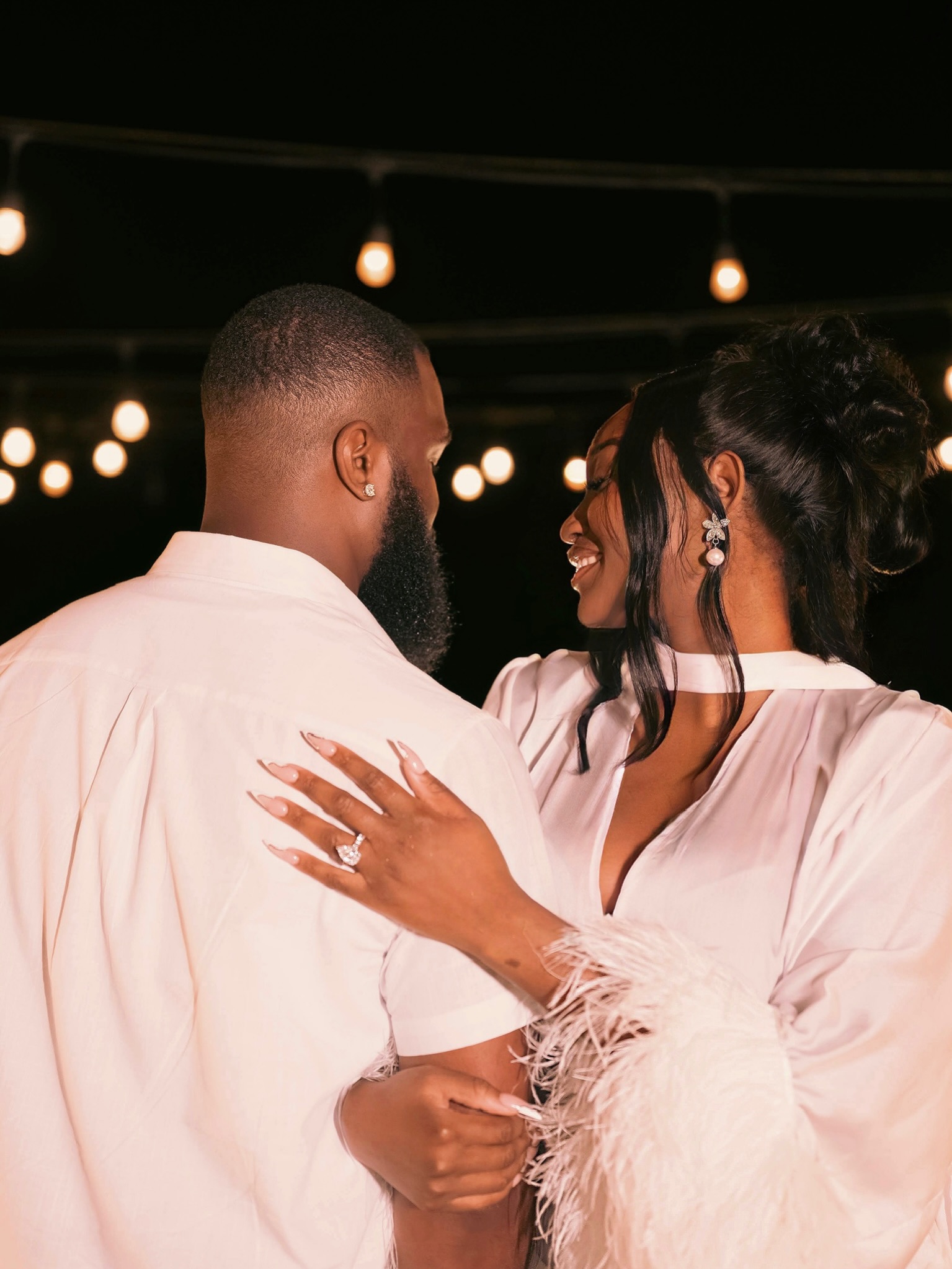 Actress Omotola Jalade-Ekeinde daughter gets engaged to lover. Photo: Instagram| realomosexy