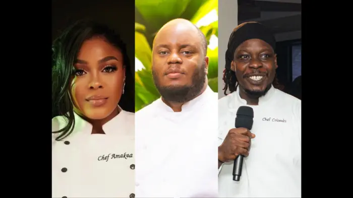 Chef Fregz, Chef Amaka and Chef Colombs