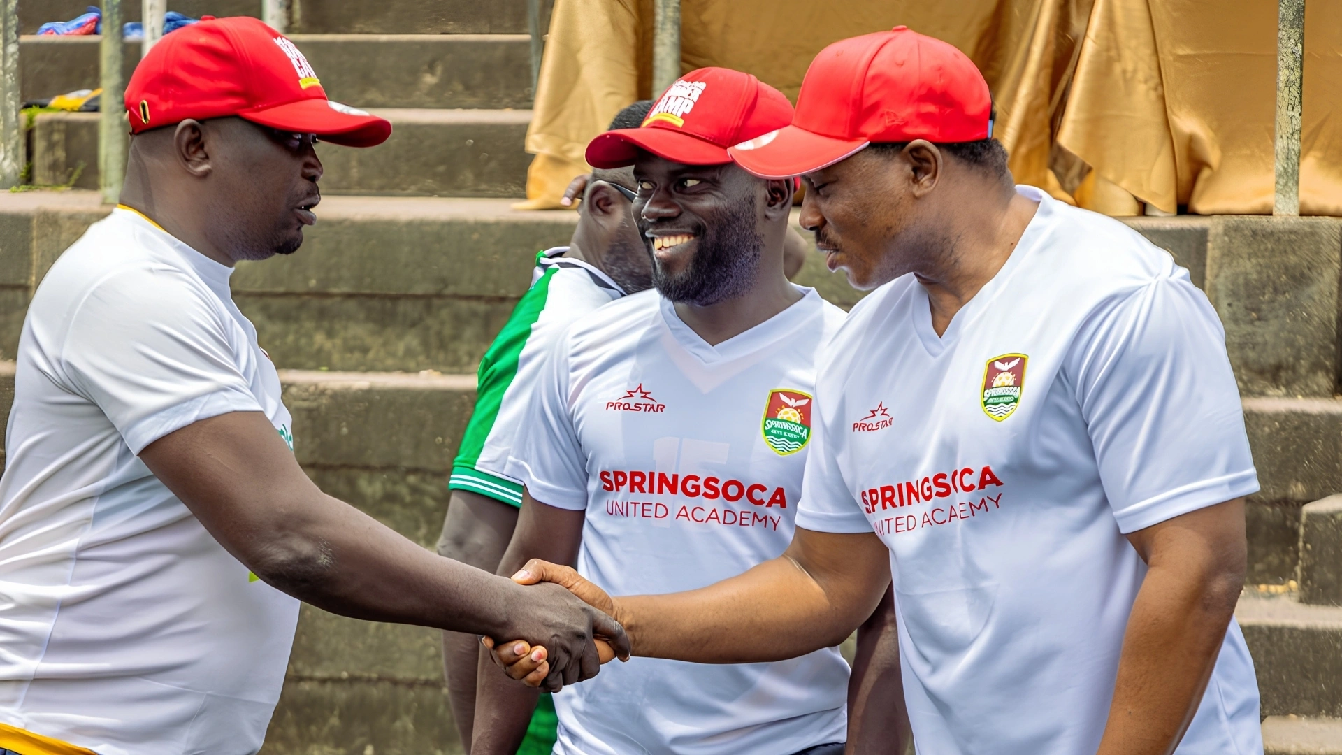 Daniel Amokachi at Springsoca United Academy session