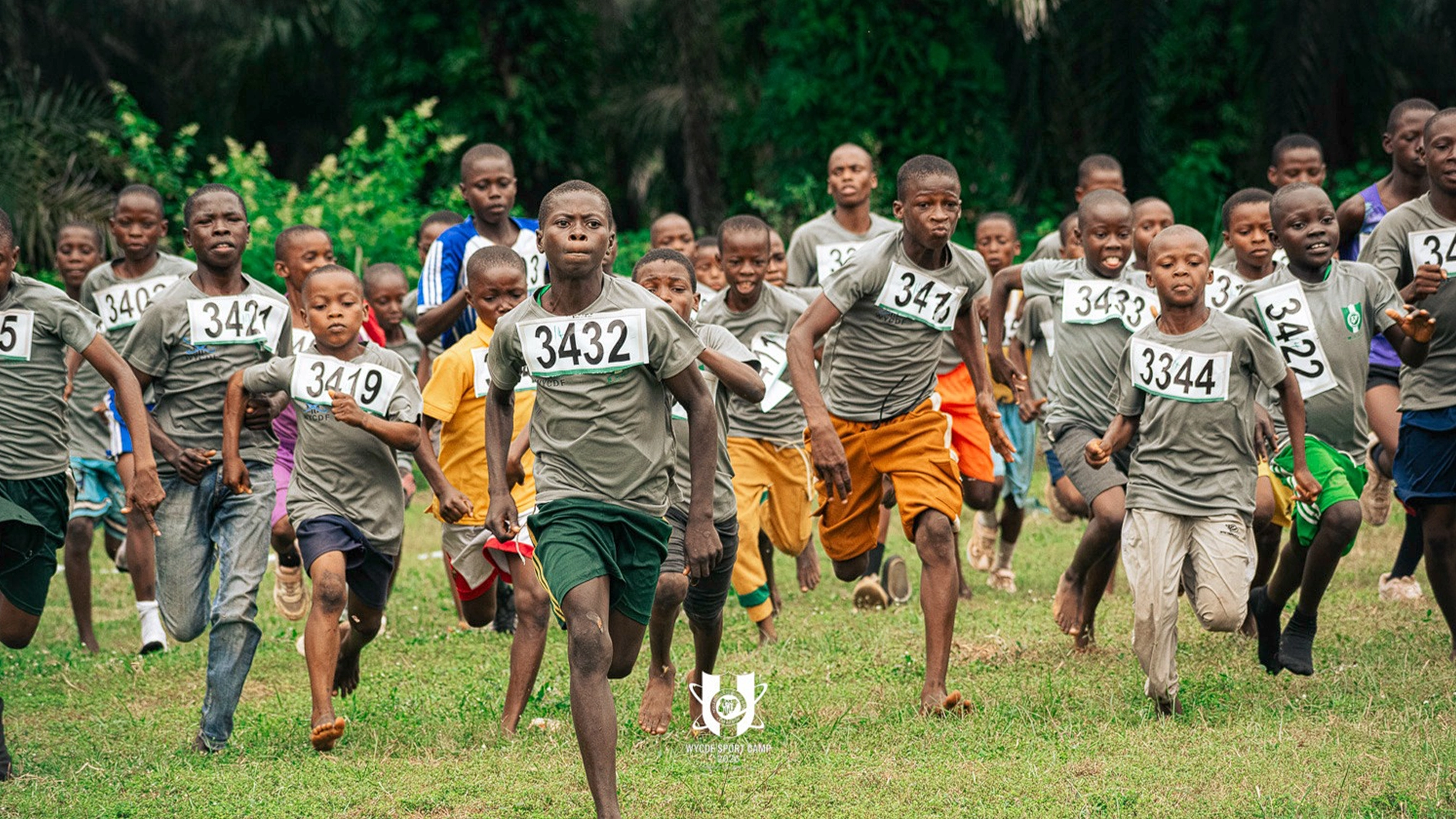 Children participating in a drill at the NSSF/WAMUFAT camp, which ended at the weekend in Joga-Orile, Ogun State.