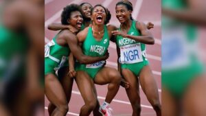 Former queen of the track, Olympian Mary Onyali,
