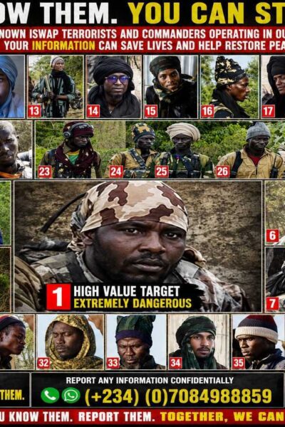 Military identifies wanted terrorists leaders