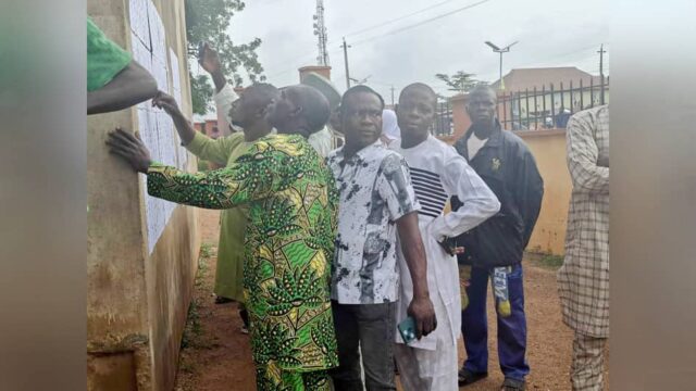 INEC officials arrive early as voters turn out in Osogbo