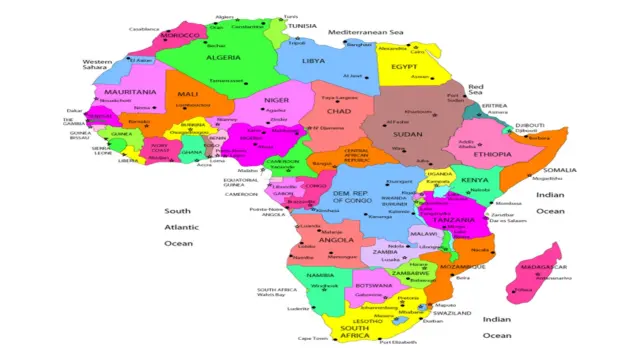 Map of Africa