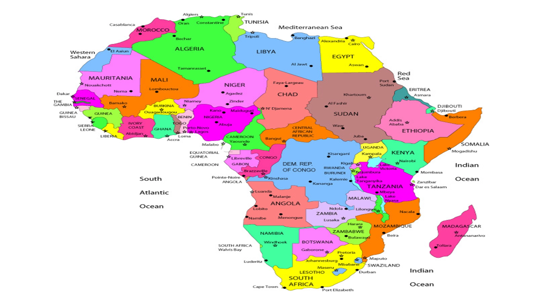 Map of Africa