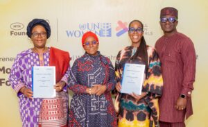 MoU between MTN Foundation and UN Women at the MTN Atlantis Office, Victoria Island, Lagos, on Friday, August 7, 2026.