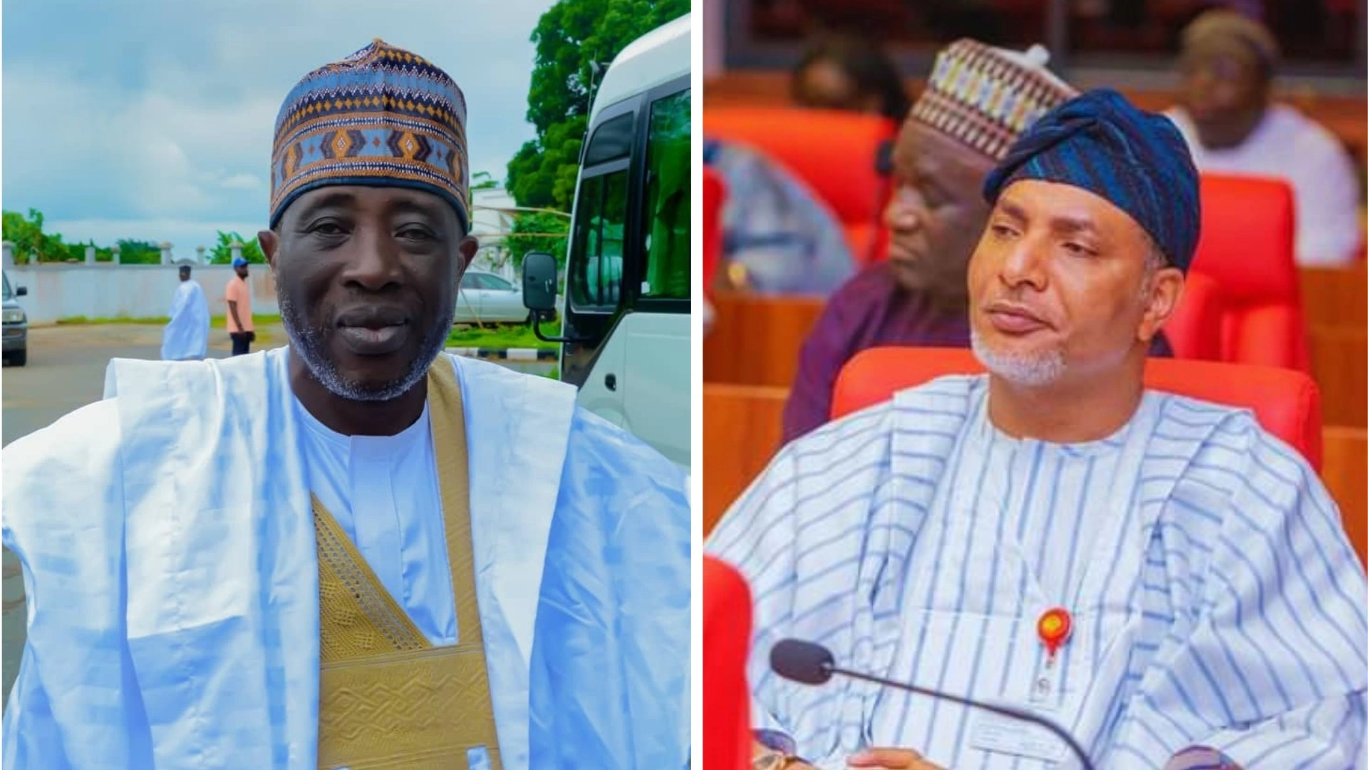 Mohammed Ghali and Senator Salihu Mustapha